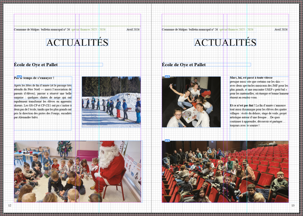 exemple mise en page bulletin municipal